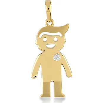 Přívěsek Lillian Vassago Zlatý přívěsek chlapec LLV01-GP007