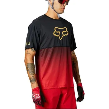 cyklistický dres FOX Volný dres Flexair SS Jersey - Chili - S
