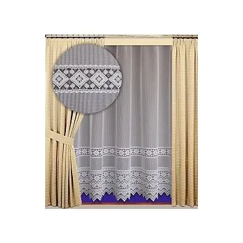 Záclona Záclona kusová Sandra výška 200cm, délka 400cm bílá