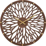 Továrna na čas Impozantní tmavé dřevěné hodiny LAVVU WOOD LCT1180