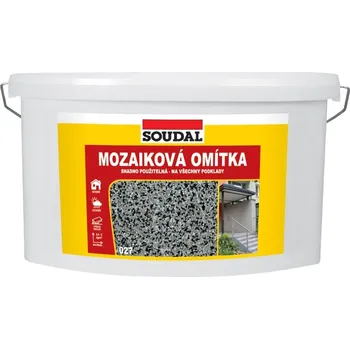 Omítka Soudal Mozaiková omítka 053 tmavý písek 8 kg