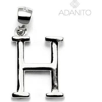 Přívěsek Stříbrný přívěsek písmeno H