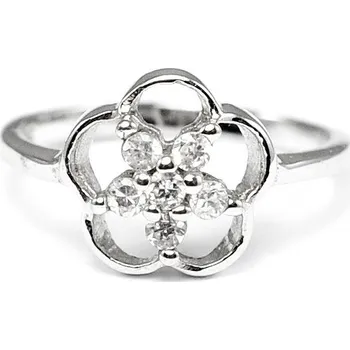 Prsten Stříbrný prsten s kameny