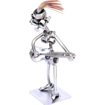 Kovová figurka - Kytaristka 18 cm