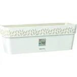 Samozavlažovací truhlík na květiny OPERA CLOE 50 bílá