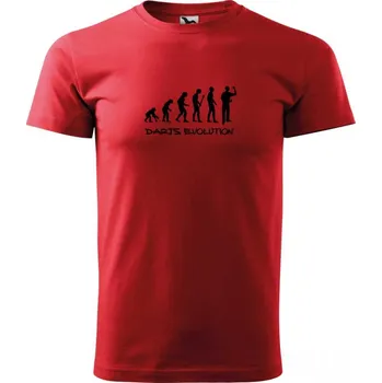 Malfini Triko s potiskem - Darts Evolution - red - XXL