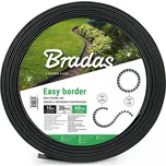 BRADAS Sada obruby trávníku EASY BORDER, 40 mm, tmavý grafit, 20 kolíků