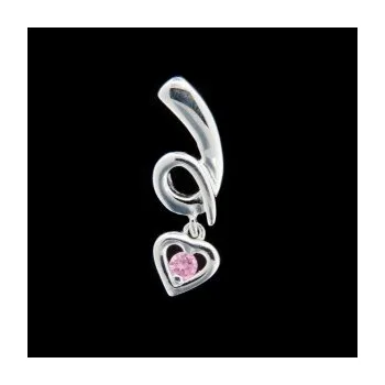 Přívěsek Stříbrný přívěsek srdce