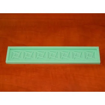 Jedlá dekorace na dort Silikonový pásek - trojúhelníky