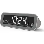 Šedý digitální budík Smart do sítě s rádiem
