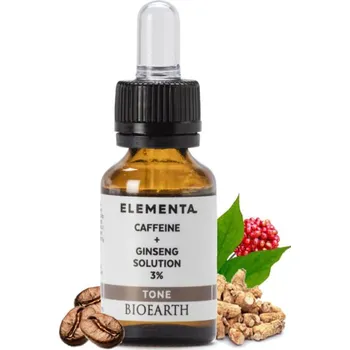 Pleťové sérum BIOEARTH Elementa sérum: Kofein a ženšen 3% 15ml