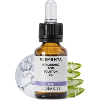 Pleťové sérum BIOEARTH Elementa sérum: Kyselina hyaluronová 2% 15ml
