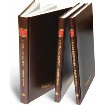 Obligační právo 1, 2, 3 - Jaromír Sedláček