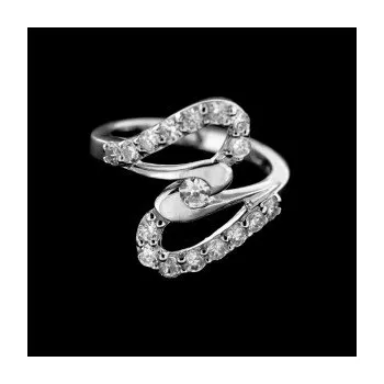 Prsten Stříbrný prsten s kamenem