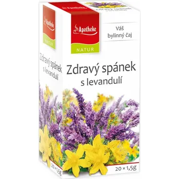 Čaj Apotheke Natur čaj pro zdraví spánek s levandulí 20 x 1,5 g