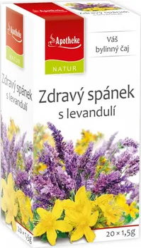 Čaj Apotheke Natur čaj pro zdraví spánek s levandulí 20 x 1,5 g