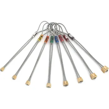 Jištění Kouba Mosaz sada 1-8