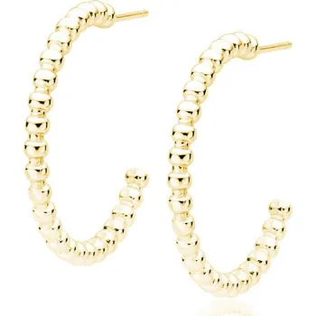 Náušnice Pozlacené náušnice kruhy - Meucci SLE102