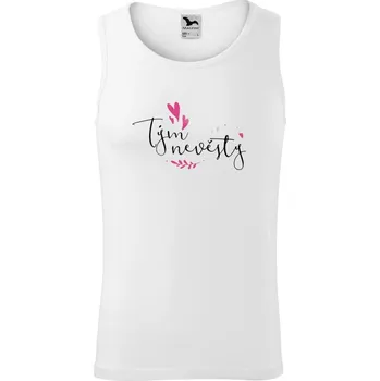 Pánské tílko Pánské tílko Malfini Core Tým nevěsty - srdíčka a lístečky