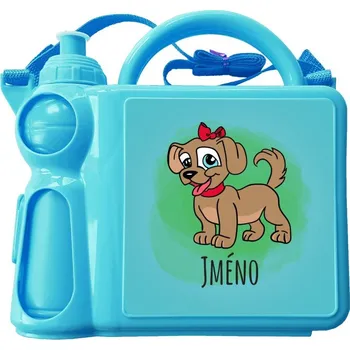 Svačinový box Svačinový set Pejsek