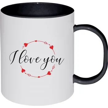 Hrnek 330 ml - plastový I love you