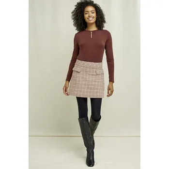 Dámská sukně Glara Dámská biobavlněná sukně s kapsami 693650