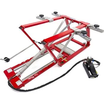 zvedák Mobilní 2,5 tunový hydraulicko-pneumatický výškově nastavitelný auto-zvedák , 270 kg (TrueTech)