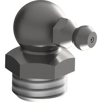 hadicová spona Mazací hlavice kulová úhlová 90° typ H3 DIN 71412 Zn kónusový závit KM8x1,25