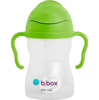 b.box Hrneček s brčkem 240 ml jablko