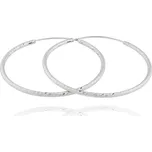 JVD Stříbrné náušnice kruhy SVLE0215XD500 3 cm + 2 měsíce na vrácení zboží