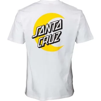 Pánské tričko SANTA CRUZ triko - Moon Dot T-Shirt White (WHITE) velikost: S