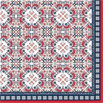 Papírový ubrousek Easy Life, Itálie Easy Life - Dezertní třívrstvé ubrousky ALHA, 20 ks - 33*33 cm