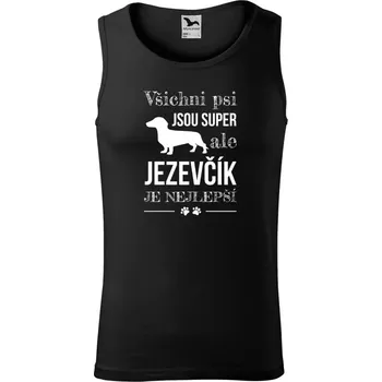 Pánské tílko Pánské tílko Malfini Core Jezevčík je nejlepší