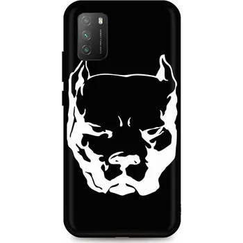 Pouzdro na mobilní telefon Kryt Xiaomi Poco M3 silikon Pitbull (obal neboli pouzdro na Xiaomi Poco M3)