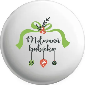 Placka Milovaná babička - ozdoby