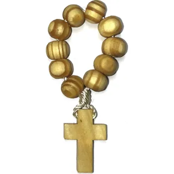 Růženec Dřevěný desátek (natural)