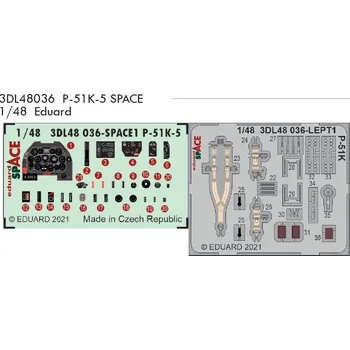 Plastikový model 1/48 P-51K-5 SPACE (EDU)