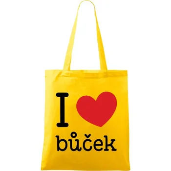 Látková taška I love bůček