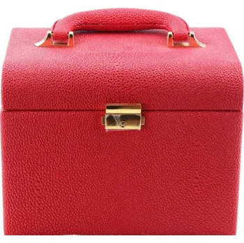 Kosmetický kufr Amparo Miranda® Kazeta na kosmetiku K1175 červená