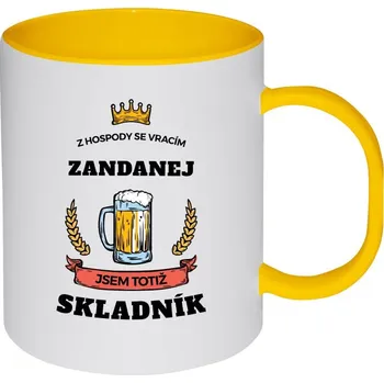 Hrnek 330 ml - plastový Z hospody se vracím - Skladník