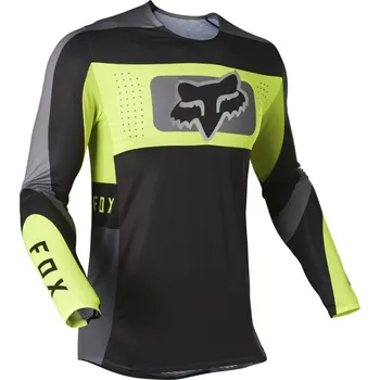 Moto dres Fox Flexair Mirer Jersey L black/yellow