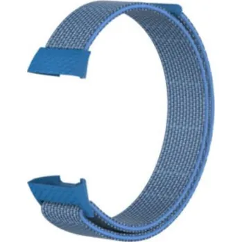 Ostatní příslušenství k chytrým hodinkám eses Nylonový řemínek pro Fitbit Charge 3 - Modrý