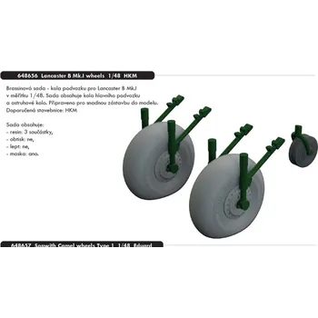 Plastikový model BRASSIN 1/48 Lancaster B Mk.I wheels