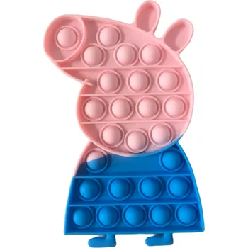 POP IT Pop It antistresová hračka Prasátko Peppa růžovo-modrý