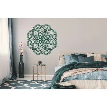 Samolepící dekorace Bujná mandala - samolepka na zeď