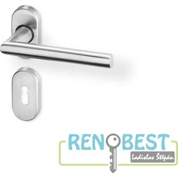 Stavební výplň AC-T Dveřní kování DORA R OV nerez PK Provedení: WC, Povrchová úprava: nerez