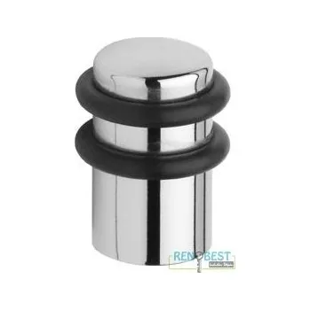 Zarážka dveřní oblá ROSTEX Povrchová úprava: chrom nerez