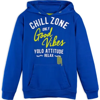 Chlapecká mikina Chlapecká mikina LEMON BERET CHILL ZONE modrá Velikost: 152