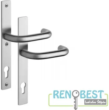 Dveřní kování ROSTEX Dveřní kování BRAVO typ 850 Rozteč: 92 mm, Provedení: klika/klika, Povrchová úprava: nerez mat