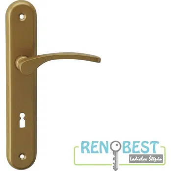 Dveřní kování AC-T Dveřní kování VIOLA zlatá lak Rozteč: 90 mm, Provedení: pro vložku - PZ